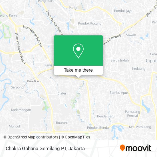 Chakra Gahana Gemilang PT map