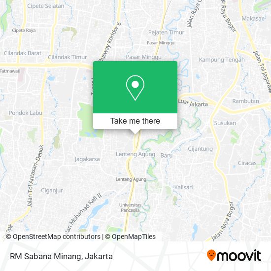 RM Sabana Minang map