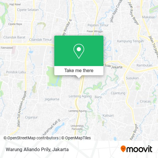 Warung Aliando Prily map