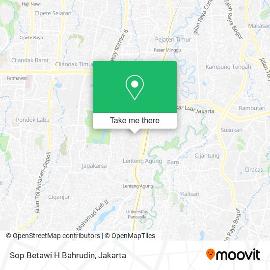 Sop Betawi H Bahrudin map