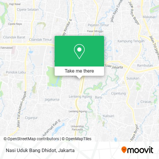 Nasi Uduk Bang Dhidot map