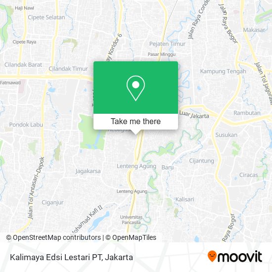 Kalimaya Edsi Lestari PT map