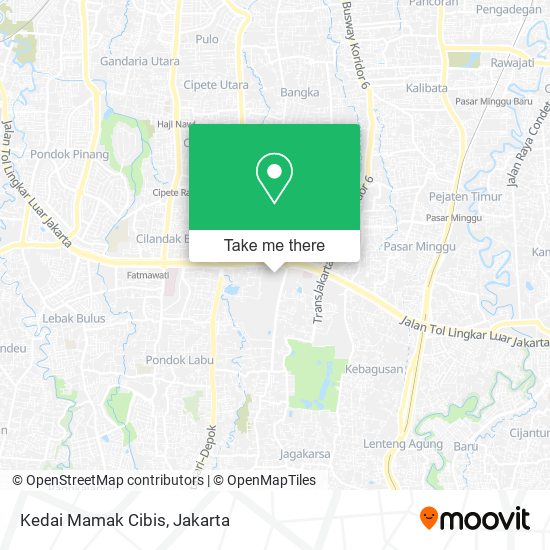 Kedai Mamak Cibis map