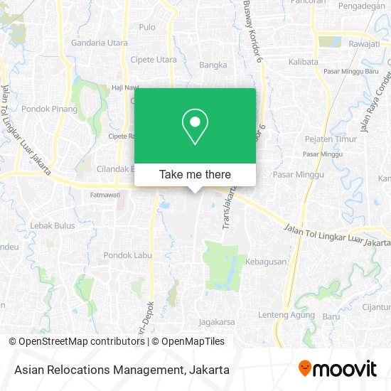 Asian Relocations Management map