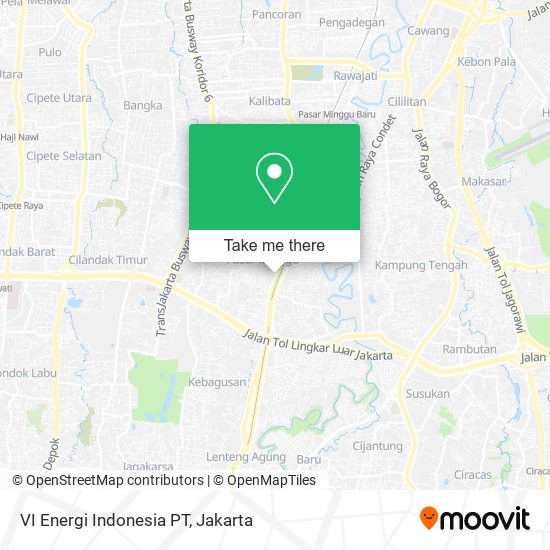 VI Energi Indonesia PT map