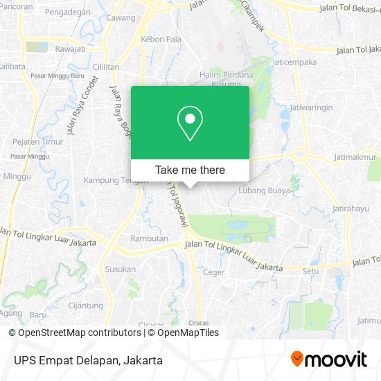 UPS Empat Delapan map