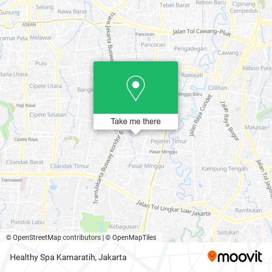 Healthy Spa Kamaratih map