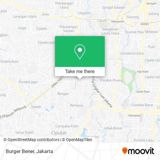 Burger Bener map