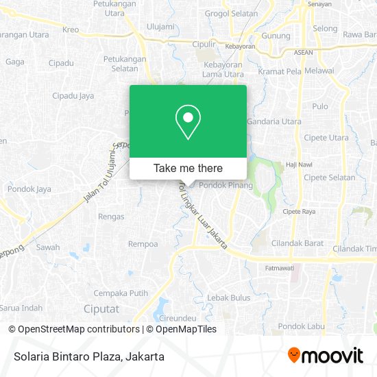 Solaria Bintaro Plaza map