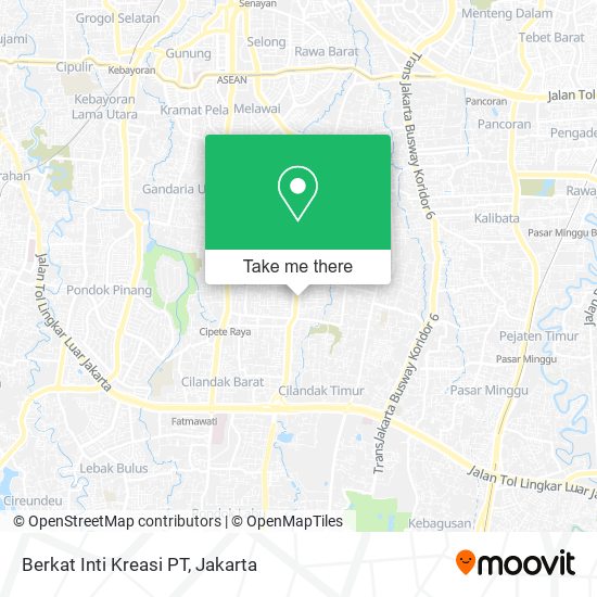 Berkat Inti Kreasi PT map