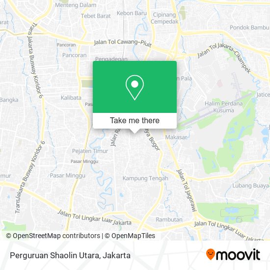 Perguruan Shaolin Utara map