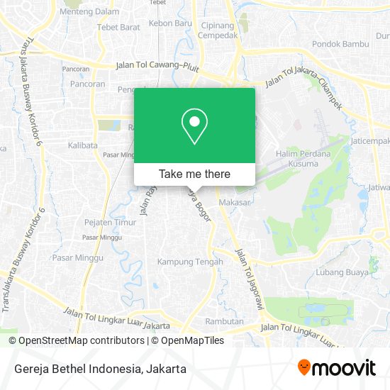 Gereja Bethel Indonesia map