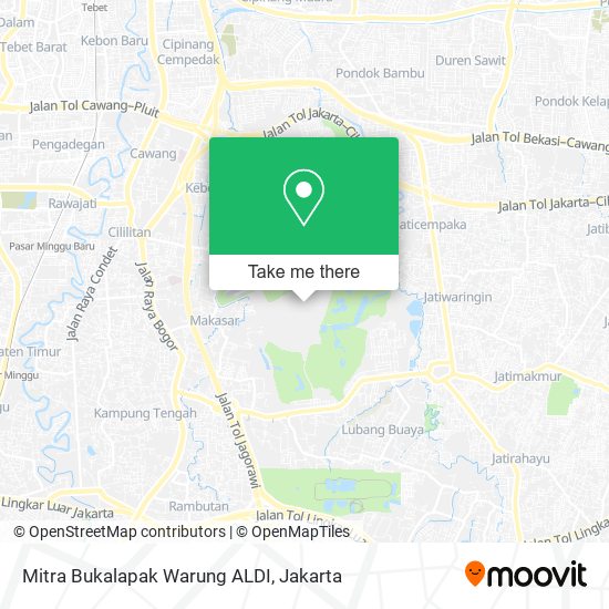 Mitra Bukalapak Warung ALDI map
