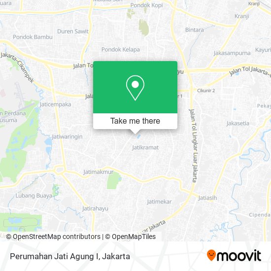 Perumahan Jati Agung I map