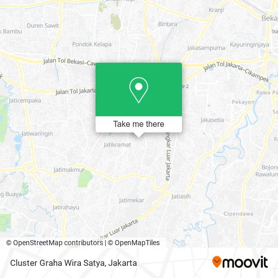 Cluster Graha Wira Satya map