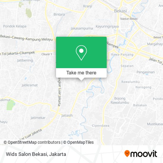 Wids Salon Bekasi map