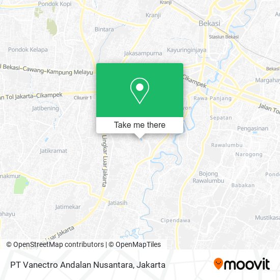 PT Vanectro Andalan Nusantara map