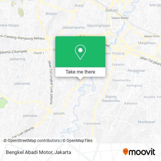 Bengkel Abadi Motor map