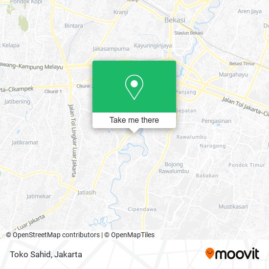 Toko Sahid map