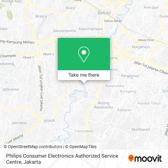 Philips Consumer Electronics Authorized Service Centre map