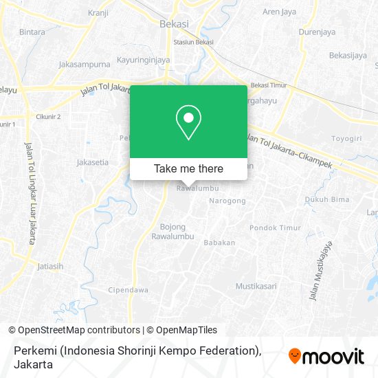 Perkemi (Indonesia Shorinji Kempo Federation) map