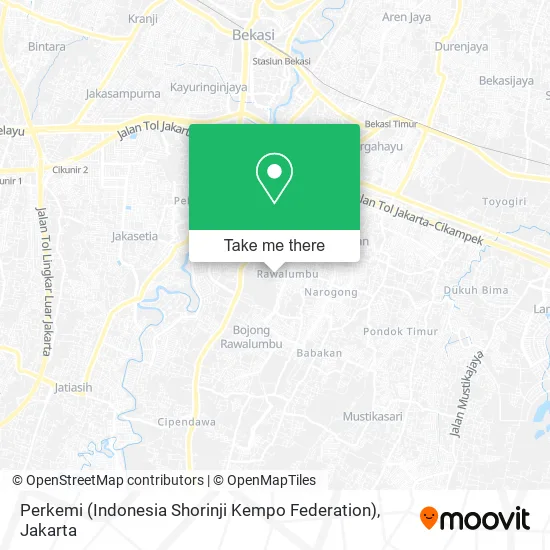 Perkemi (Indonesia Shorinji Kempo Federation) map