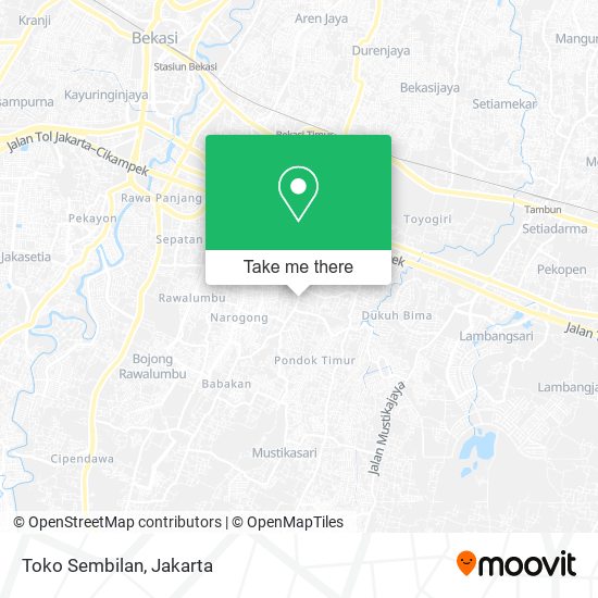 Toko Sembilan map
