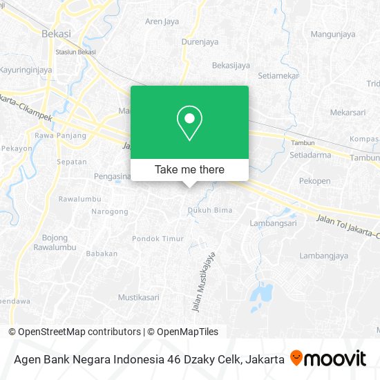 Agen Bank Negara Indonesia 46 Dzaky Celk map