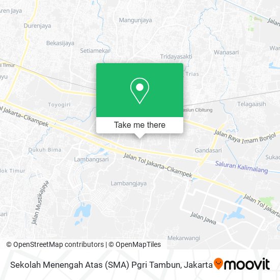 Sekolah Menengah Atas (SMA) Pgri Tambun map