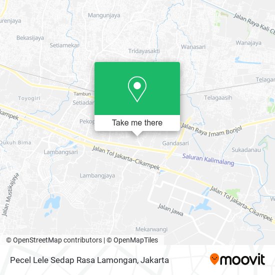 Pecel Lele Sedap Rasa Lamongan map