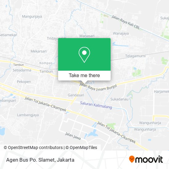 Agen Bus Po. Slamet map