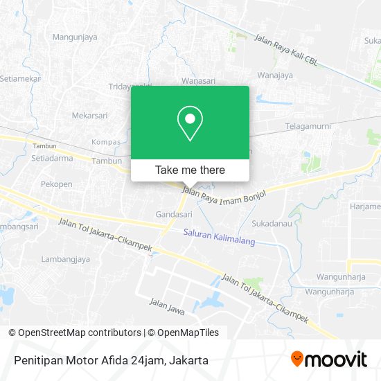 Penitipan Motor Afida 24jam map