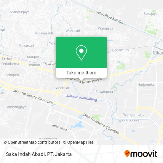 Saka Indah Abadi. PT map