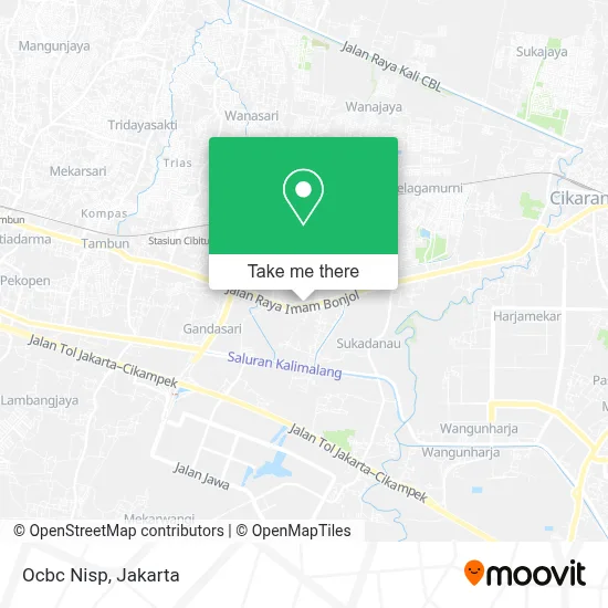 Ocbc Nisp map