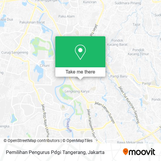 Pemilihan Pengurus Pdgi Tangerang map