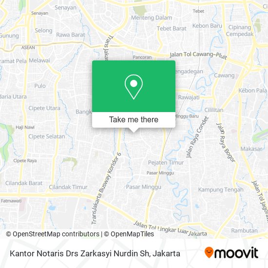 Kantor Notaris Drs Zarkasyi Nurdin Sh map