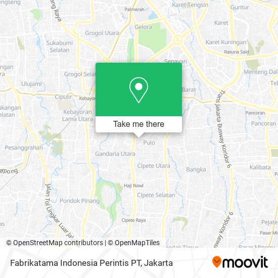 Fabrikatama Indonesia Perintis PT map