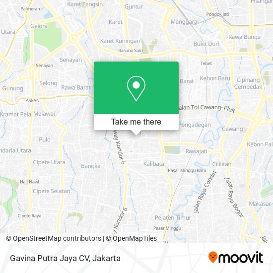 Gavina Putra Jaya CV map