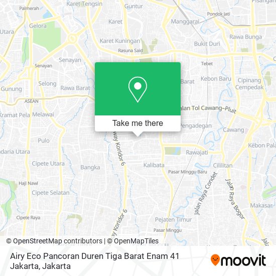 Airy Eco Pancoran Duren Tiga Barat Enam 41 Jakarta map