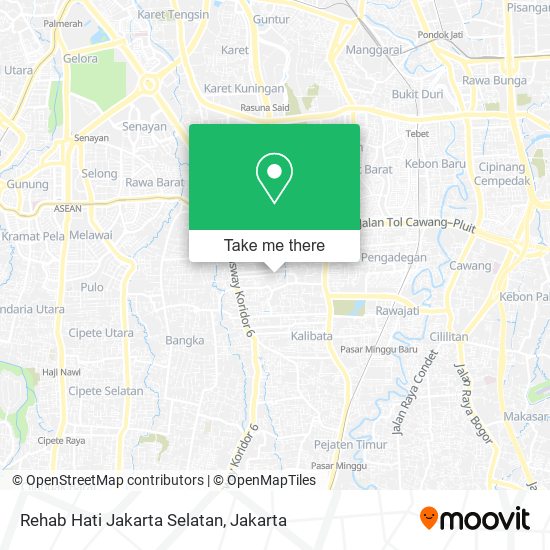 Rehab Hati Jakarta Selatan map