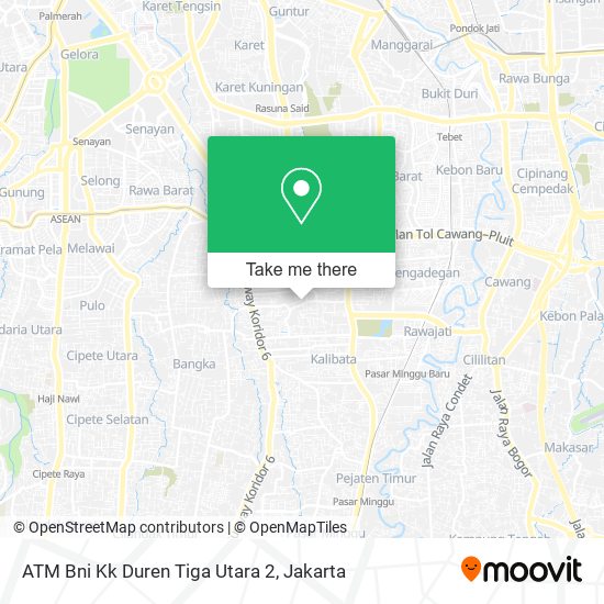 ATM Bni Kk Duren Tiga Utara 2 map