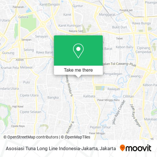 Asosiasi Tuna Long Line Indonesia-Jakarta map