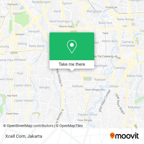 Xcell Com map