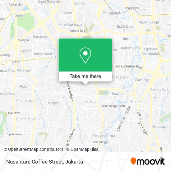 Nusantara Coffee Street map