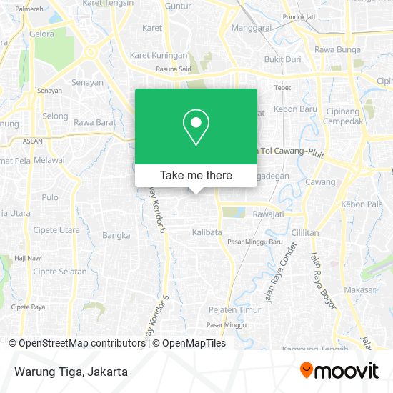 Warung Tiga map