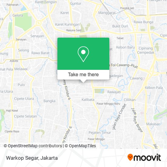 Warkop Segar map