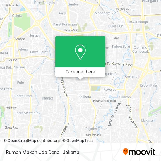 Rumah Makan Uda Denai map