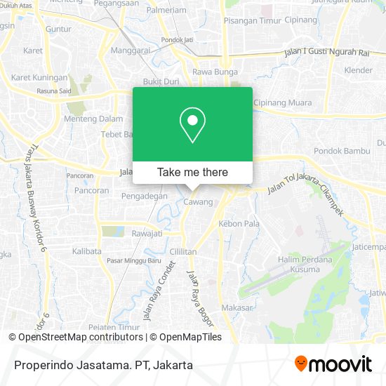 Properindo Jasatama. PT map