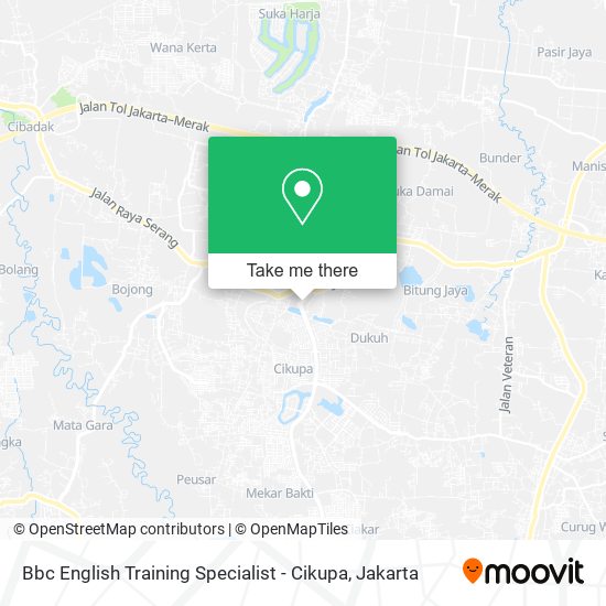 Bbc English Training Specialist - Cikupa map