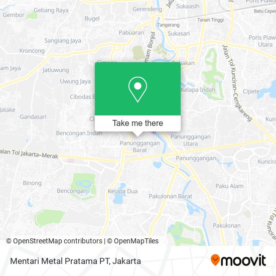 Mentari Metal Pratama PT map